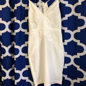 Sexy white lace dress. Perfect for bachelorette